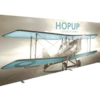 HOPUP 20FT STRAIGHT FULL HEIGHT TENSION FABRIC DISPLAY