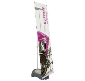 outdoor banner stands